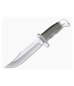Buck 119 Special Pro S35VN Green Micarta Clip Point Hunter Fixed Blade 0119GRS1 - BU-0119GRS1 1