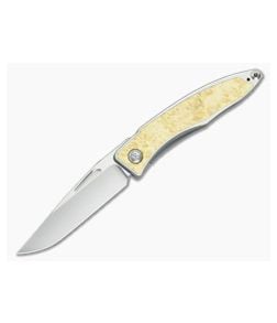 Chris Reeve Mnandi Box Elder Burl Wood Inlays 0120 - CRK-0120 1