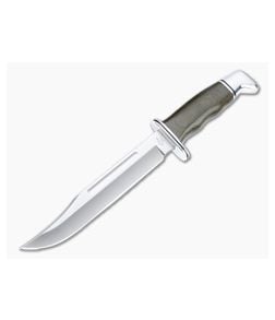 Buck 120 General Pro S35VN Green Micarta Clip Point Hunter Fixed Blade 0120GRS1 - BU-0120GRS1 1