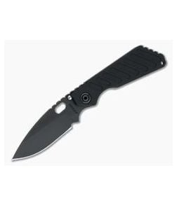 M Strider SnG Grooved Aluminum Black Oxide CPM-20CV Blade Flamed Titanium Flat - MSK-0128 1