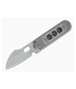 Serge Knife Co. Bean Flipper Mid-Tech Harpoon Acid Washed Nitro-V Copper Window Titanium Slip Joint 012 - SKC-012 1