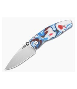 TRM Neutron 2 Star Spangle G10 3D Magnacut Liner Lock Folding Knife (3.00") - TRM-012 1