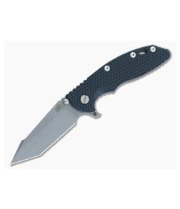 Hinderer Knives XM-18 3.5" Black-Blue Fatty Harpoon Tanto Working Finish #2 - HK-0130 1