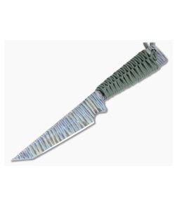 M Strider Knives Flamed Titanium Tanto Fixed Blade - MSK-013 1