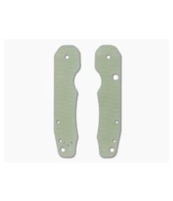 Putman Blade Scales Spyderco Smock Grooved Jade G10 Scales - PBS-013 1