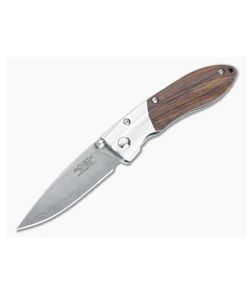 Mcusta Shinra Premium Series Ripple SPG-2 San Mai Desert Ironwood Folder MC-141G - MC-0141G 1