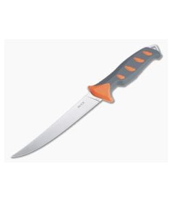 Buck Knives Hookset Fresh 6" Satin Gray/Orange Fixed Blade Fillet Knife 0144ORS - BU-0144ORS 1