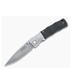 MCusta Bamboo Series Bolstered Black Pakkawood San Mai SPG2 Liner Lock Folder 146G - MC-0146G 1