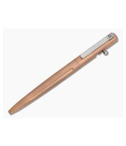 Pena Knives X-Series Bolt Action Ink Pen Copper with Titanium Clip - PK-014 1