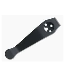 Lynch Northwest Spyderco Short Black Cerakote Titanium Deep Carry Pocket Clip - LNW-014 1