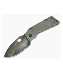 Medford Knives TFF-1 Tumbled Titanium Vulcan D2 Frame Lock Folder - MKT-014DV-01TM 1