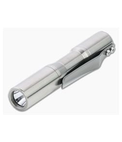 CWF Lights Micro Arcadian Click Satin Titanium 5000k 10440 Custom Flashlight - CWF-CWF016 1