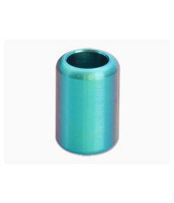 Ti Survival Titanium Lanyard Bead Grooveless Green Anodized - TS-016 1