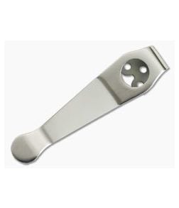 Lynch Northwest Spyderco Short Polished Titanium Deep Carry Pocket Clip - LNW-016 1