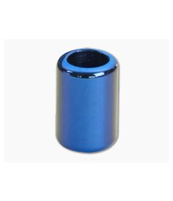 Ti Survival Titanium Lanyard Bead Grooveless Blue Anodized - TS-017 1
