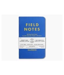 Field Notes County Fair Regional Editions Illinois 48-Page Notebook 3 Pack - FN-01A 1