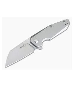 Boker Plus Petit Stainless Steel Frame Lock Flipper D2 01BO083 - BO-01BO083 1