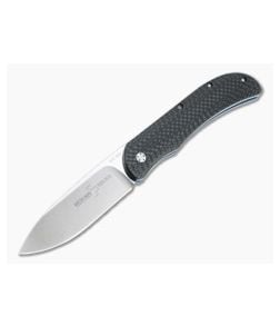 Boker Plus Decade Edition Exskelibur I Satin VG10 Carbon Fiber Front Flipper 01BO152 - BO-01BO152 1