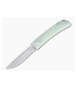Boker Plus Celos Satin 440C Natural Jade G10 Slip Joint Folder 01BO179 - BO-01BO179 1