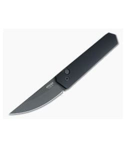 Boker Burnley Kwaiken Compact USA Black DLC 154CM Automatic Knife 01BO255 - BO-01BO255 1