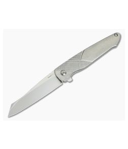 Boker Plus Gent-X Orange-Peel Titanium Frame Lock Flipper 01BO261 - BO-01BO261 1