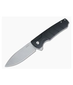 Boker Plus Ridge Frame Lock Flipper 3D Black G10 D2 Steel 01BO262 - BO-01BO262 1