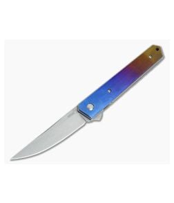 Boker Plus Kwaiken Fade Anodized Titanium Flipper 01BO296 - BO-01BO296-009 1