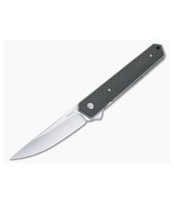 Boker Plus Kwaiken Carbon Fiber Flipper Satin VG-10 01BO298 - BO-01BO298 1
