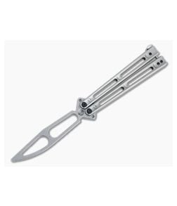 Boker Plus Papillon Stainless Steel Balisong Butterfly Knife Trainer 01BO352 - BO-01BO352 1