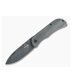 Boker Plus Exskelibur II Black Stonewashed D2 Green Micarta Frame Lock Folder 01BO367 - BO-01BO367 1