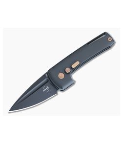 Boker Plus Harlock Mini Automatic Black Stainless Handle Black 154CM Blade 01BO392 - BO-01BO392 1