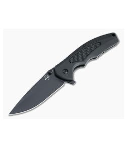 Boker Plus Gemini NGA Black D2 Rubber FRN Liner Lock Assisted Flipper 01BO507 - BO-01BO507 1