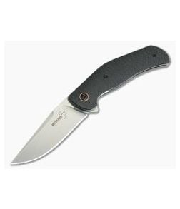 Boker Plus Roundhouse Flipper D2 Carbon Fiber Liner Lock 01BO617 - BO-01BO617 1