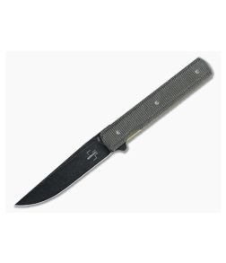 Boker Plus Urban Trapper Liner Lock Micarta Dark Stonewashed VG10 Flipper 01BO705 - BO-01BO705 1
