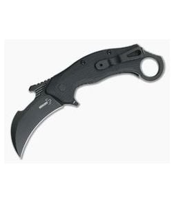 Boker Plus Ocelot Manasherov Black D2 Flipper Black G10 01BO757 - BO-01BO757 1