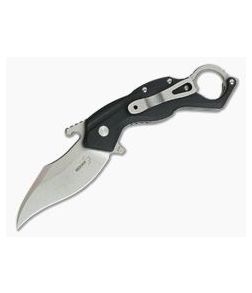 Boker Plus Toro Manasherov Stonewashed D2 Flipper Black G10 01BO758 - BO-01BO758 1