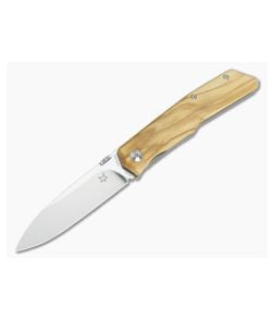 Fox Knives 525OL Terzuola Olive Wood Folder Satin N690Co - BO-01FX119 1