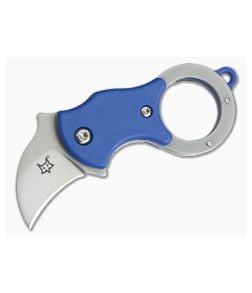 Fox Knives Mini-Ka Liner Lock Key Ring Karambit Blue FRN 01FX323 - BO-01FX323 1