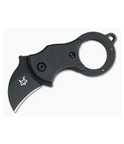 Fox Knives Mini-Ka Black Liner Lock Key Ring Karambit Black FRN 01FX325 - BO-01FX325 1