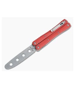 Black Fox Balisong Trainer Red G10 01FX390 - BO-01FX390 1