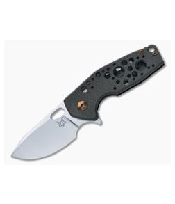 Fox Knives Vox Suru Carbonlock Gold Hardware M390 Frame Lock Flipper 526CF - BO-01FX774 1