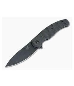 Fox Knives Ziggy Anso Design Carbon Fiber Black Stonewashed N690Co Liner Lock Flipper 308CFB - BO-01FX837 1