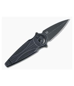 Fox/Anarcnide Saturn Left Handed Radius Lock Black Stonewashed N690Co Aluminum Folder 01FX940 - BO-01FX940 1
