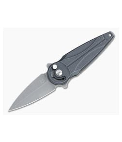 Fox/Anarcnide Saturn Radius Lock Acid Stonewashed N690Co Gray Aluminum Folder 01FX941 - BO-01FX941 1