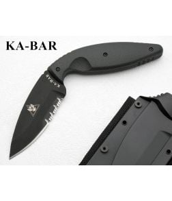Kabar Large TDI Law Enforcement Partially Serrated Knife - KA-02-1483 1