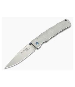 MCusta Takeri VG10 Damascus Bamboo Handle Folder MC-0202 - MC-0202 1