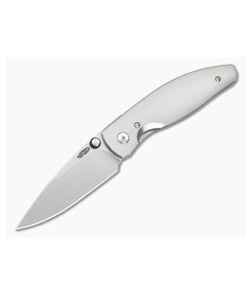 TRM Atom Pinstripe 3D Titanium MagnaCut Liner Lock Folding Knife (3.50" Blade) - TRM-020 1