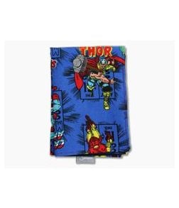 SwankHanks Blue Marvel One-Off Cotton and Microsuede Hank - SH-020 1