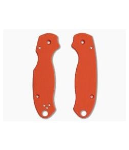 Putman Blade Scales Spyderco Para 3 Smooth Orange G10 Scales - PBS-020 1