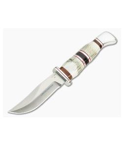 Buck 212 Fixed Ranger Legacy LTD W2 Elk Leather and Buffalo Fixed Blade 0212EKSLE - BU-0212EKSLE 1